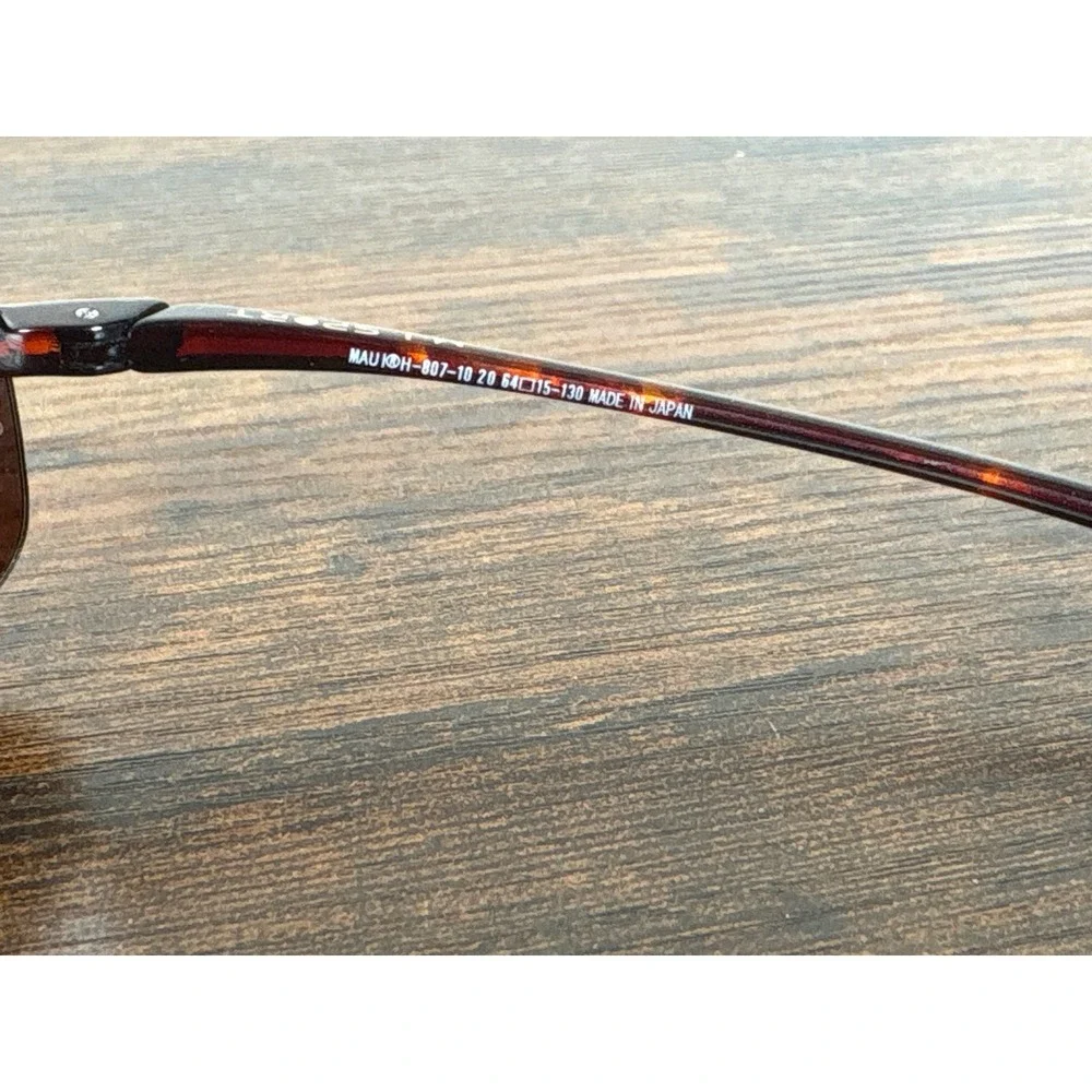 Maui Jim Sport H-807-10 20 Tortoise Rimless Sunglasses Frames Only Japan